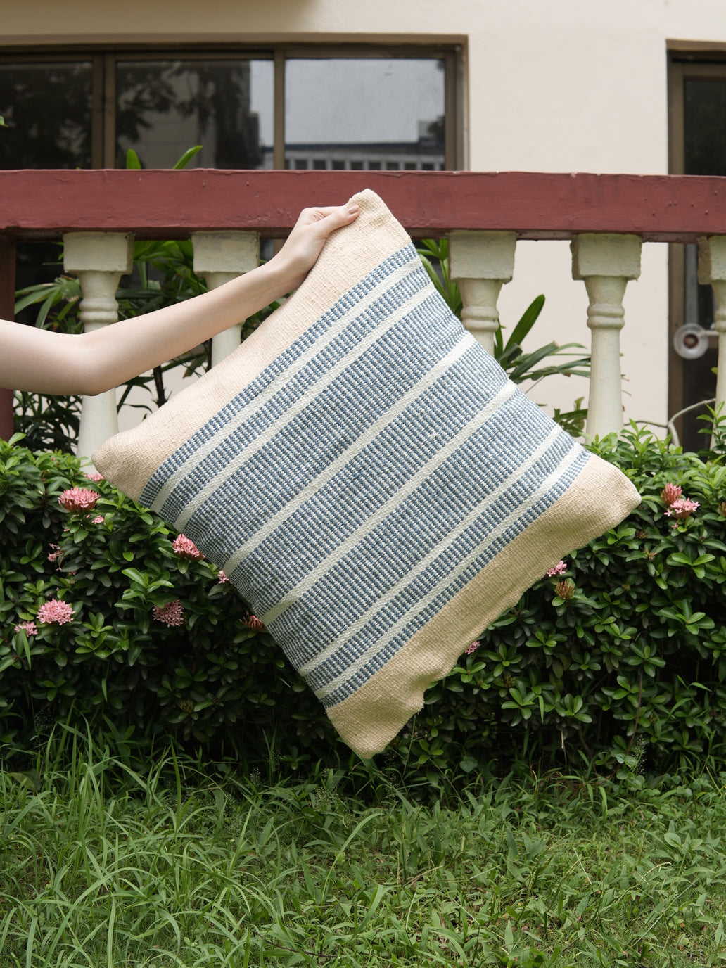 Striped Cushion Cover