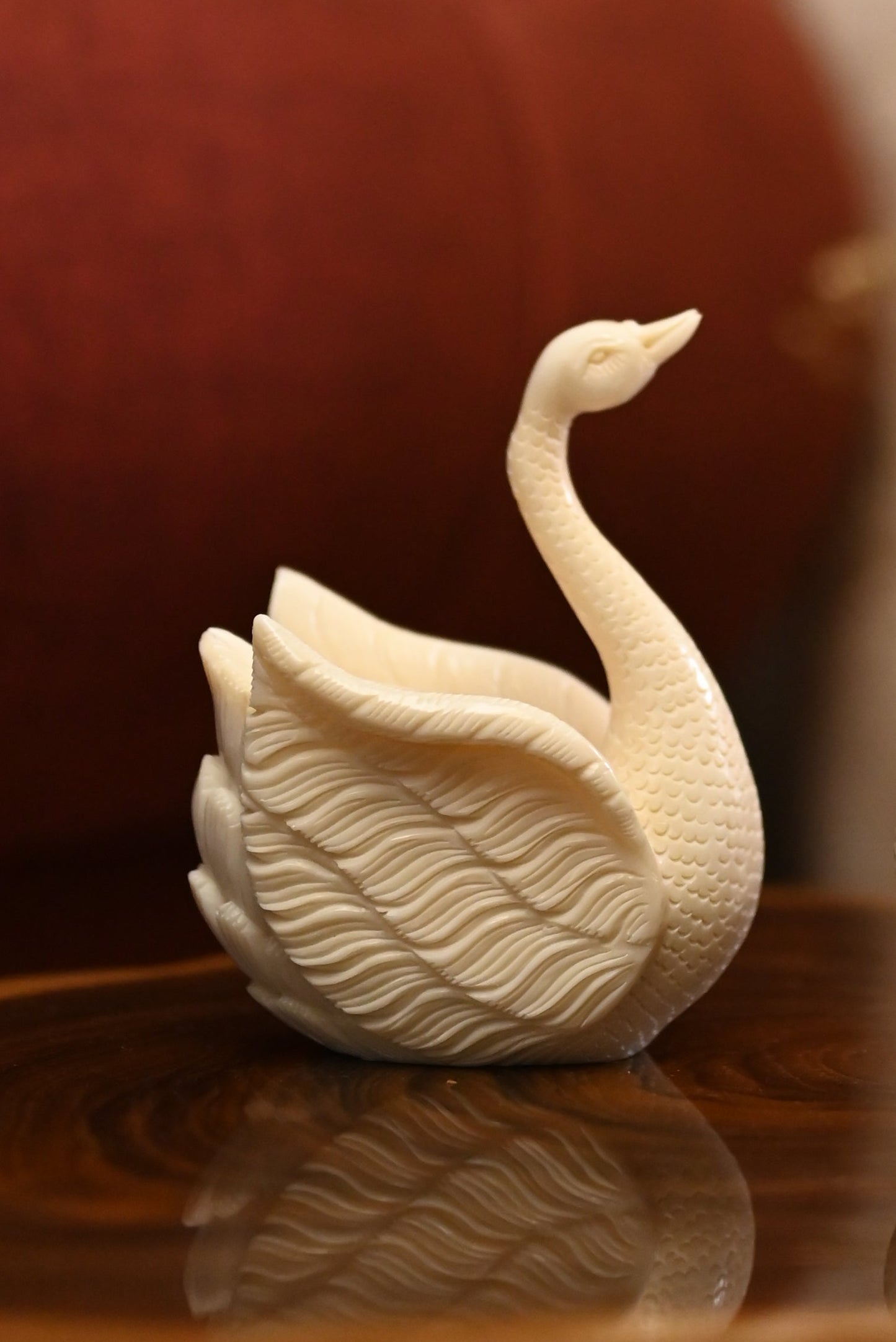 Handcarved Swans